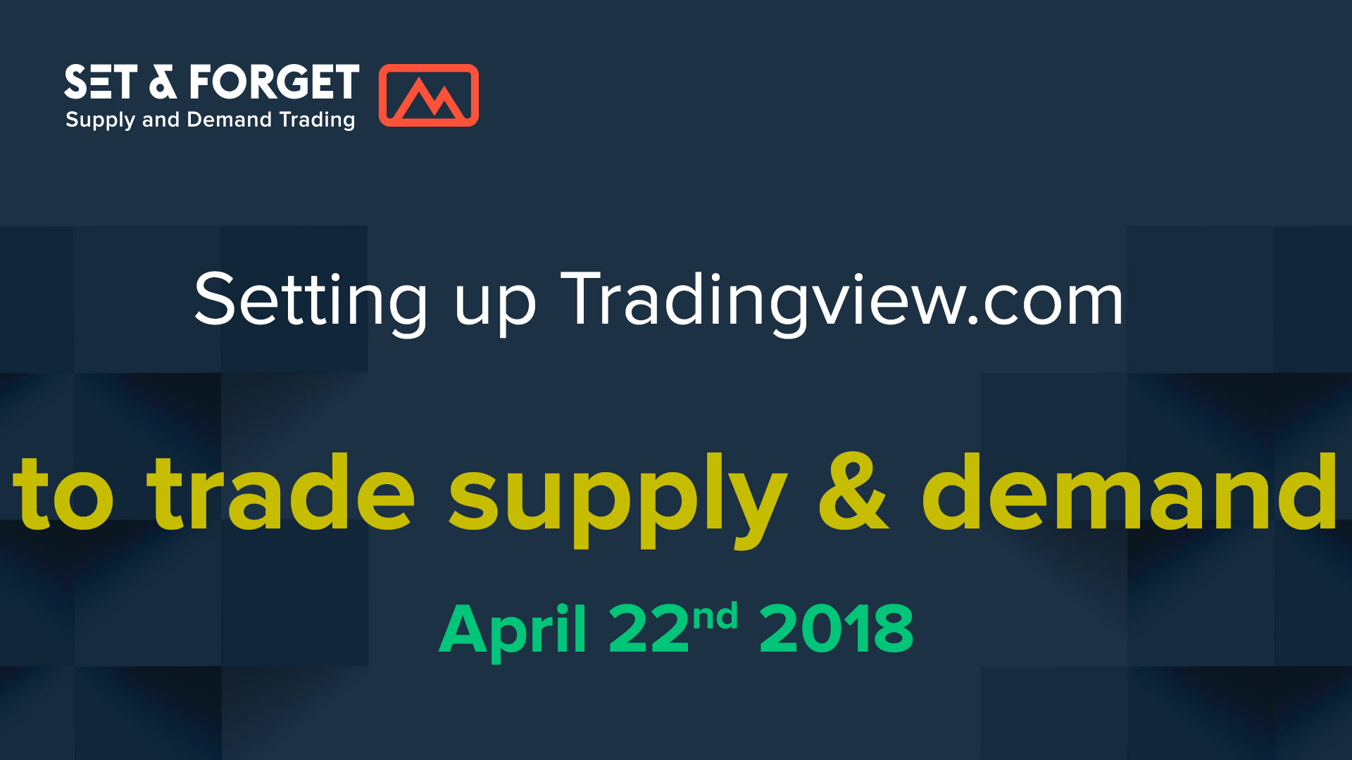 Forex supply and demand tutorial